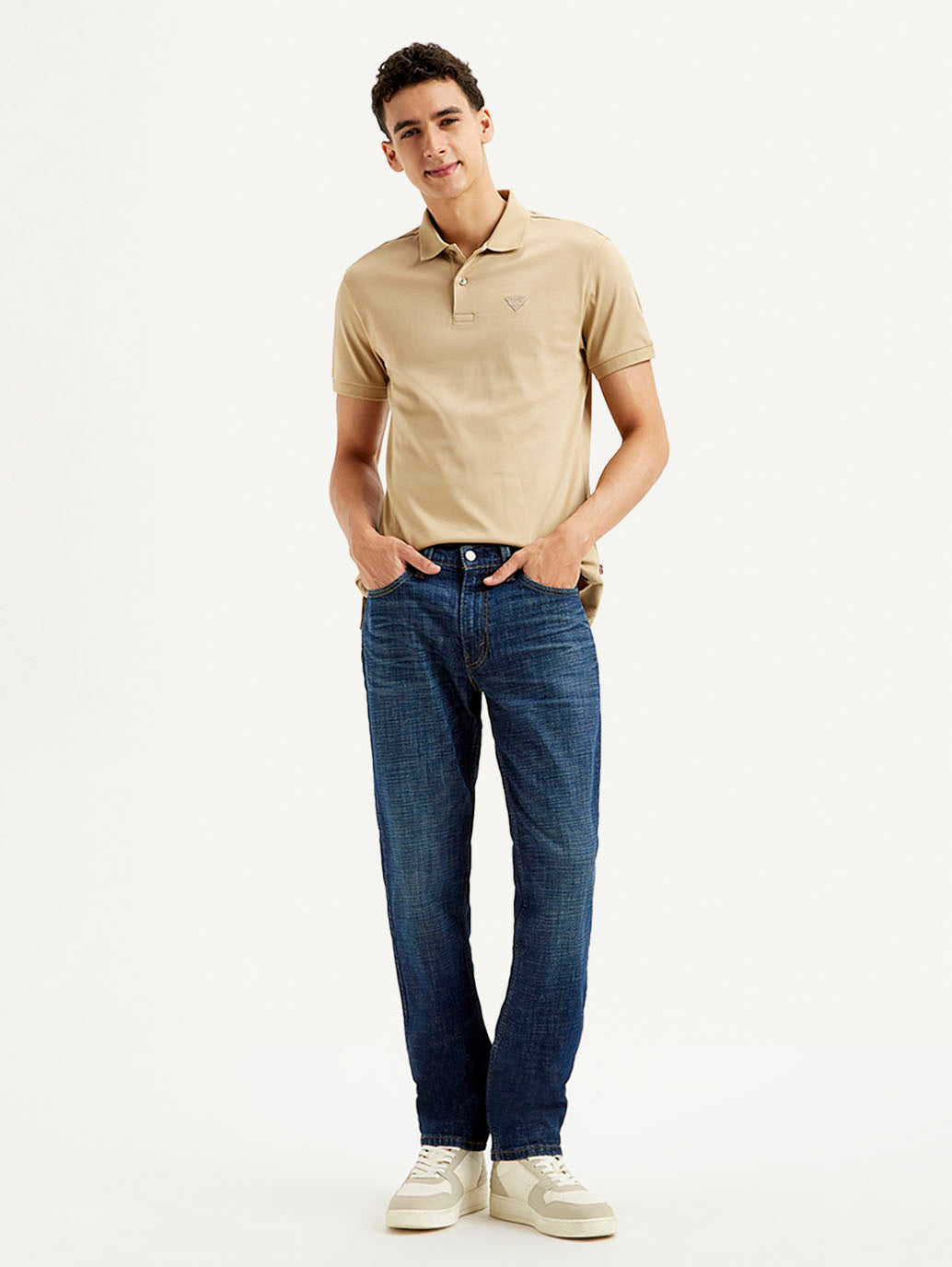 Men's 511 Dark Blue Slim Fit Mid Rise Jeans