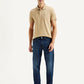 Men's 511 Dark Blue Slim Fit Mid Rise Jeans - Front View