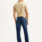 Men's 511 Dark Blue Slim Fit Mid Rise Jeans - Back View