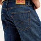 Men's 511 Dark Blue Slim Fit Mid Rise Jeans - Detail View