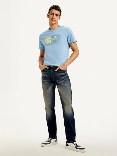 levi's Men's 511 Blue Slim Fit Mid Rise Jeans-picture-20