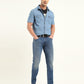 Men's 511 Blue Slim Fit Mid Rise Jeans - shot View