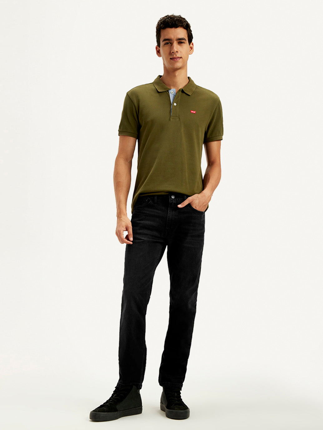 Men's 511 Black Slim Fit Mid Rise Jeans - 3db5de72-8063-46dc-9aed-6b955141b0bb View