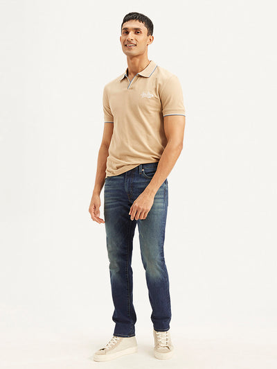 levi's Men's 511 Navy Blue Slim Fit Mid Rise Jeans-picture-11
