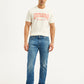 Men's 511 Blue Slim Fit Mid Rise Jeans - 20 View