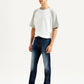 Men's 511 Dark Blue Slim Fit Mid Rise Jeans - Side View