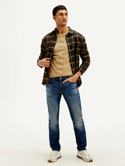 levi's Men's 511 Dark Blue Slim Fit Mid Rise Jeans-picture-24