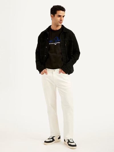 Men's 511 White Slim Fit Mid Rise Jeans