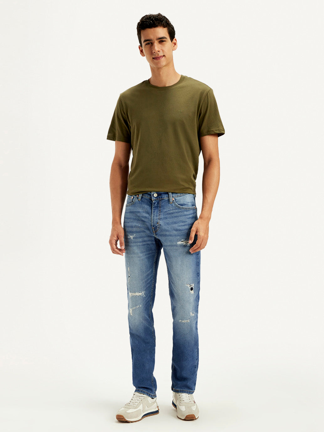 Men's 511 Blue Slim Fit Mid Rise Jeans - ec9fd52b-9d68-4750-8699-49eae31bcf20 View