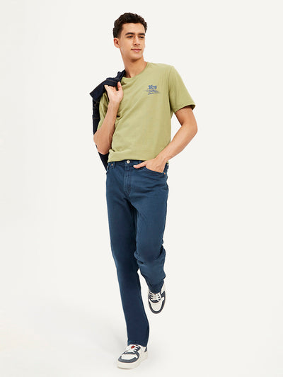 Men's 511 Dark Blue Slim Fit Mid Rise Jeans