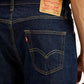 Men's 511 Navy Blue Slim Fit Mid Rise Jeans - Detail View