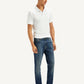 Men's 511 Blue Slim Fit Mid Rise Jeans - Side View
