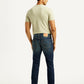 Men's 511 Dark Blue Slim Fit Mid Rise Jeans - Back View