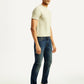 Men's 511 Dark Blue Slim Fit Mid Rise Jeans - Side View