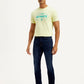 Men's 511 Navy Slim Fit Mid Rise Jeans - Front View