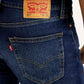 Men's 511 Navy Slim Fit Mid Rise Jeans - Detail View