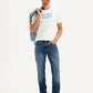 Men's 511 Blue Slim Fit Mid Rise Jeans - Styleshot View