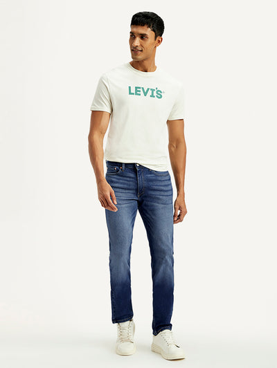 Men's 511 Blue Slim Fit Mid Rise Jeans-image-43