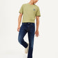 Men's 511 Dark Blue Slim Fit Mid Rise Jeans - Styleshot View
