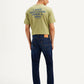 Men's 511 Dark Blue Slim Fit Mid Rise Jeans - Back View