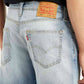 Men's 511 Light Blue Slim Fit Mid Rise Jeans - Detail View