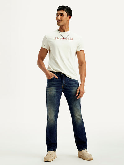 Men's Tinted 511 Blue Slim Fit Mid Rise Jeans