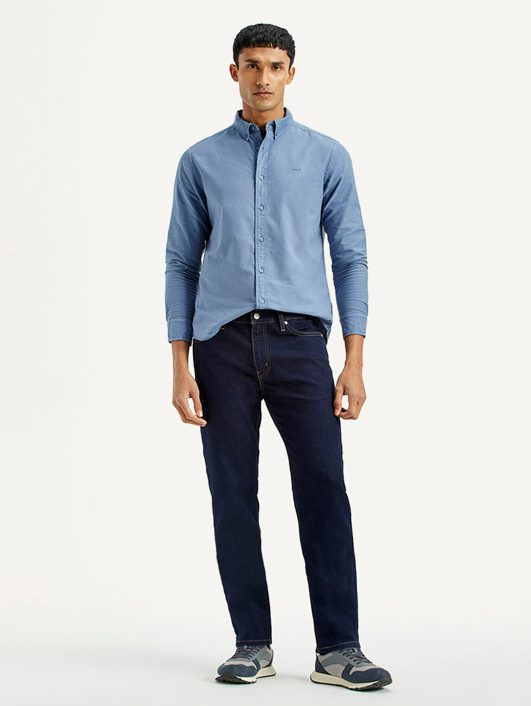 Men's 511 Dark Blue Slim Fit Mid Rise Jeans