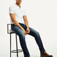 Men's Tinted 511 Dark Indigo Slim Fit Mid Rise Jeans - Elevated View