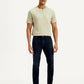 Men's 511 Dark Blue Slim Fit Mid Rise Jeans - Front View