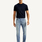 Men's 511 Light Blue Slim Fit Mid Rise Jeans - Front View