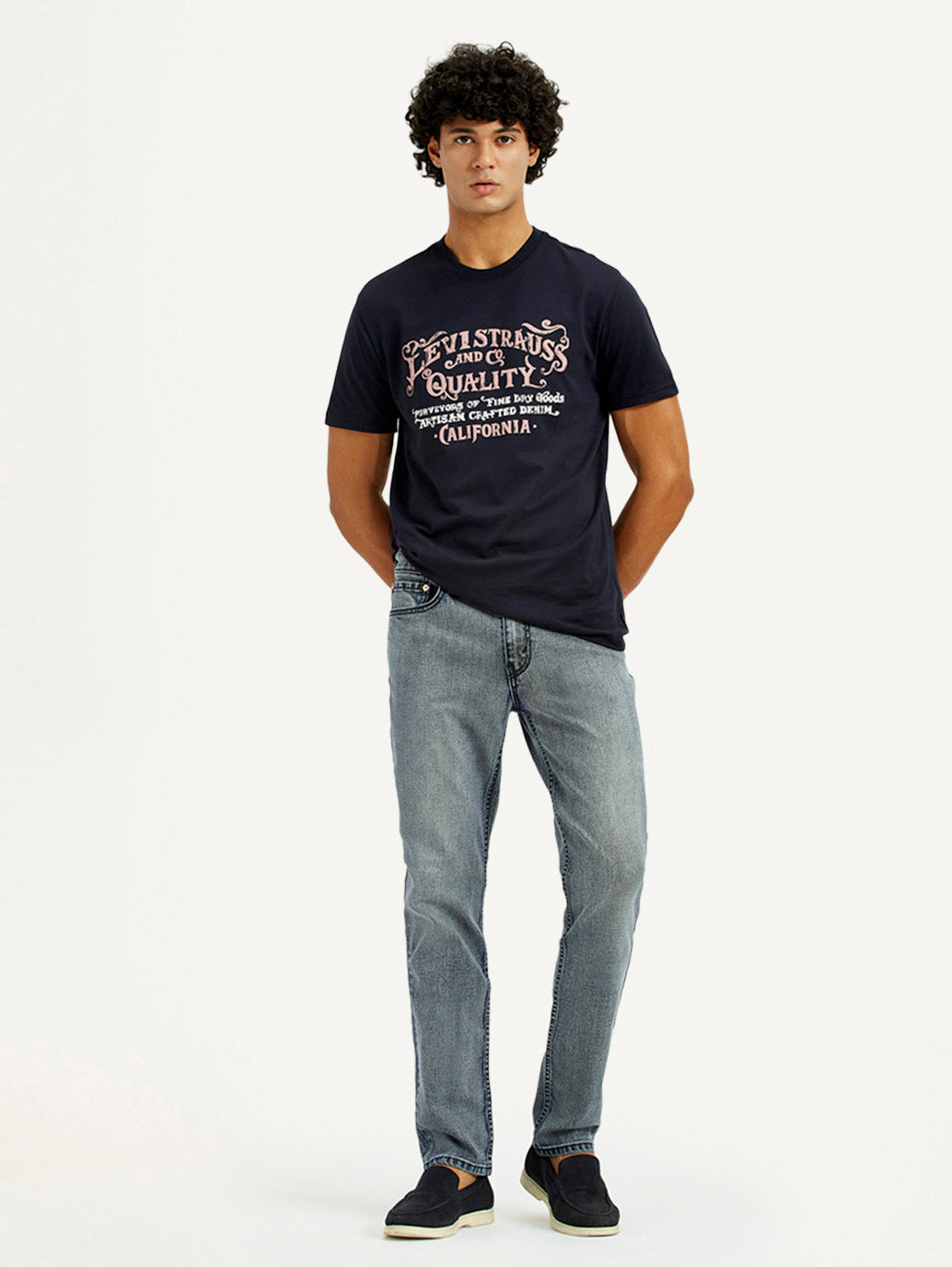 Men's Tinted 511 Indigo Slim Fit Mid Rise Jeans