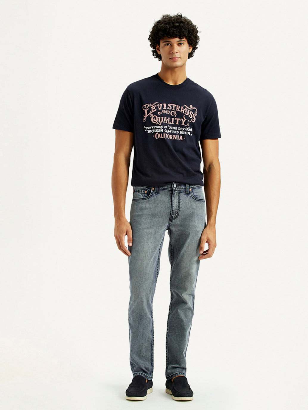 Men's Tinted 511 Indigo Slim Fit Mid Rise Jeans - Front View