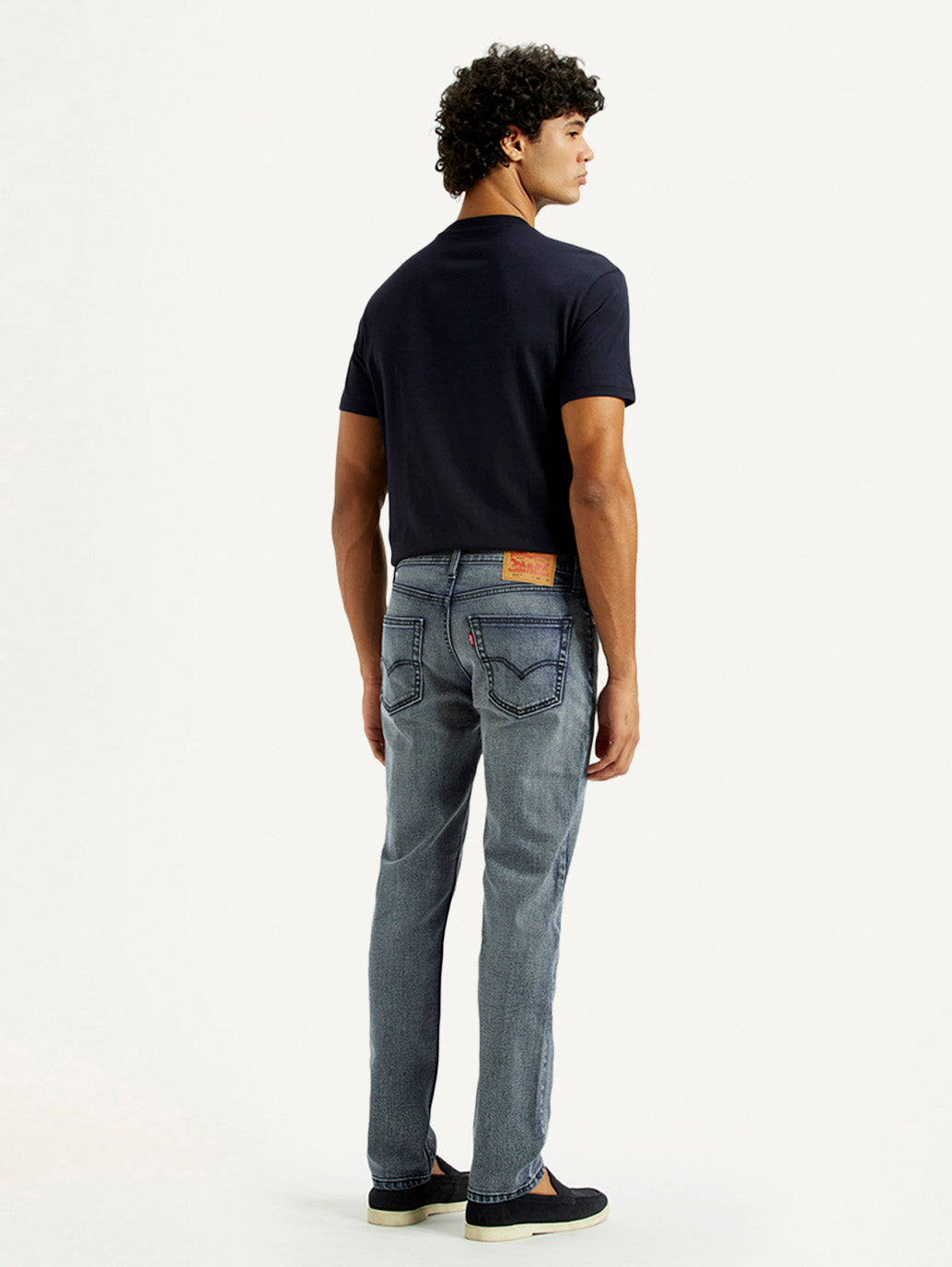 Men's Tinted 511 Indigo Slim Fit Mid Rise Jeans - Back View