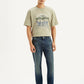 Men's 511 Blue Slim Fit Mid Rise Jeans - Front View