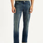 Men's 511 Blue Slim Fit Mid Rise Jeans - Front View
