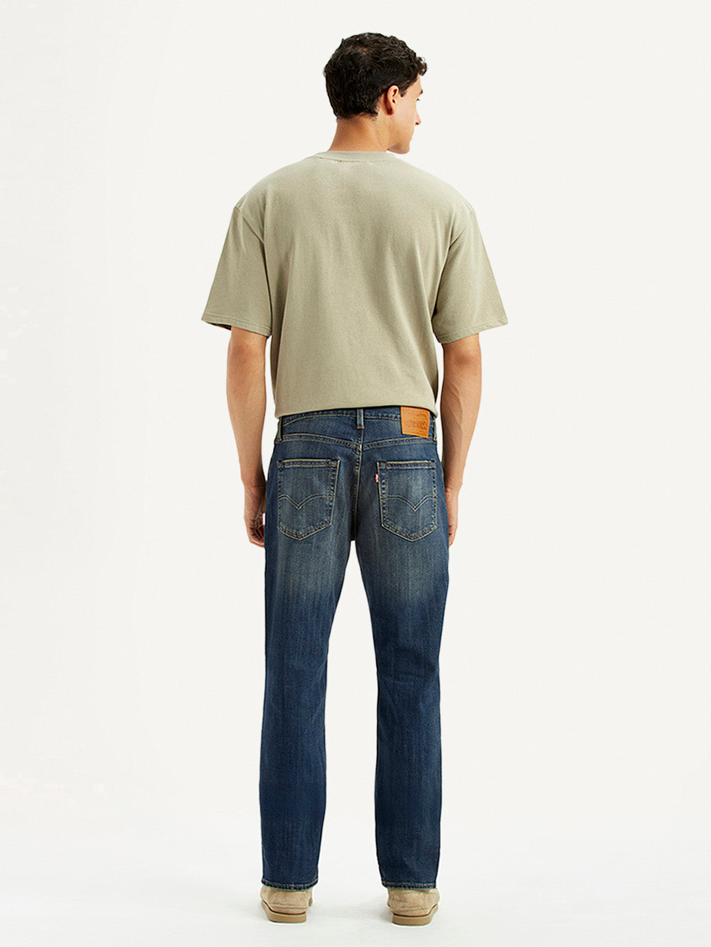 Men's 511 Blue Slim Fit Mid Rise Jeans - Back View