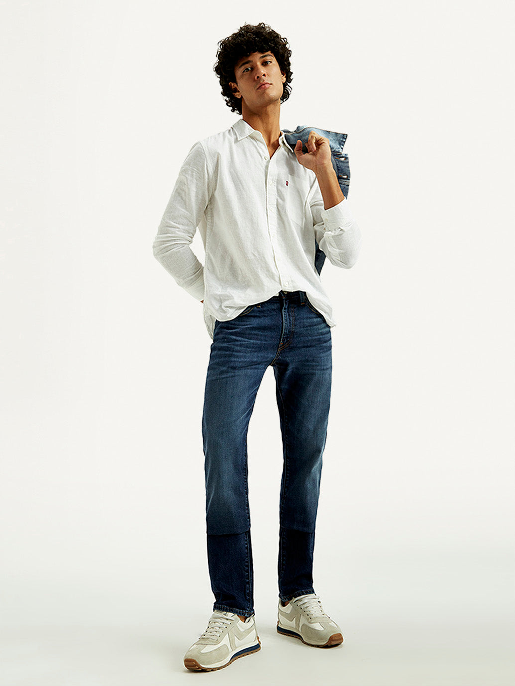 Men's 511 Indigo Slim Fit Mid Rise Selvedge Jeans