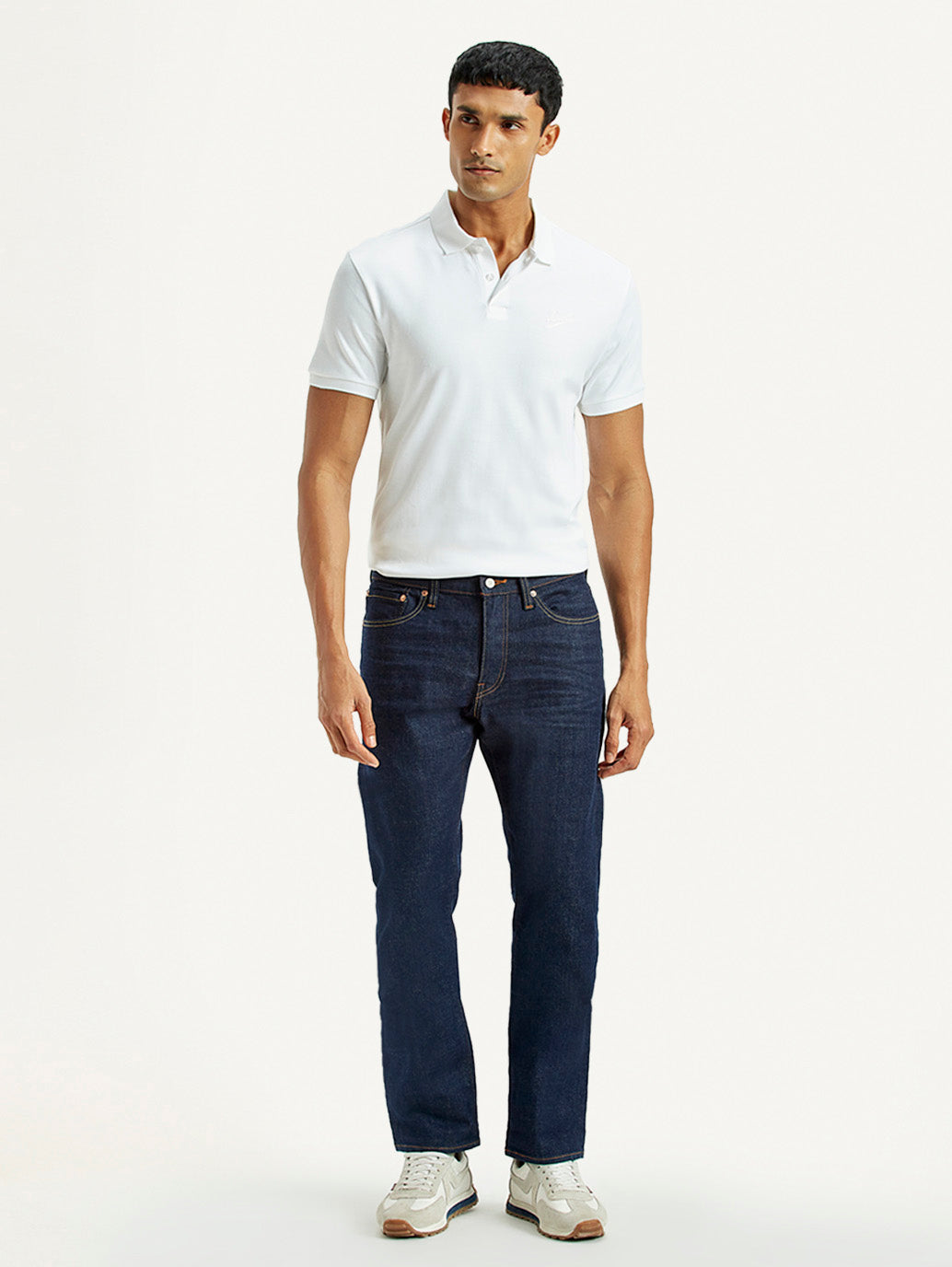 Men's 511 Dark Indigo Slim Fit Mid Rise Selvedge Jeans