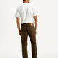 Men's 511 Brown Overdyed Slim Fit Mid Rise Jeans - Back View