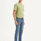 Men's 511 Blue Slim Fit Mid Rise Jeans - Side View