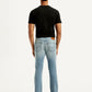 Men's 511 Blue Slim Fit Mid Rise Linen Jeans - Back View