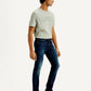 Men's 511 Indigo Slim Fit Mid Rise Linen Jeans - Side View
