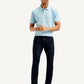 Men's 511 Dark Blue Slim Fit Mid Rise Linen Jeans - Styleshot View