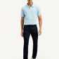 Men's 511 Dark Blue Slim Fit Mid Rise Linen Jeans - Front View