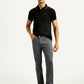 Men's 511 Charcoal Grey Overdyed Slim Fit Mid Rise Jeans - Styleshot View