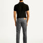 Men's 511 Charcoal Grey Overdyed Slim Fit Mid Rise Jeans - Back View