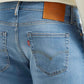 Men's 511 Light Blue Slim Fit Mid Rise Selvedge Jeans - Detail View