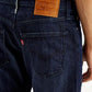 Men's 511 Dark Blue Slim Fit Mid Rise Selvedge Jeans - Detail View