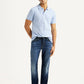 Men's 511 Blue Slim Fit Mid Rise Selvedge Jeans - Styleshot View