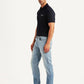 Men's 511 Light Blue Slim Fit Mid Rise Selvedge Jeans - Side View